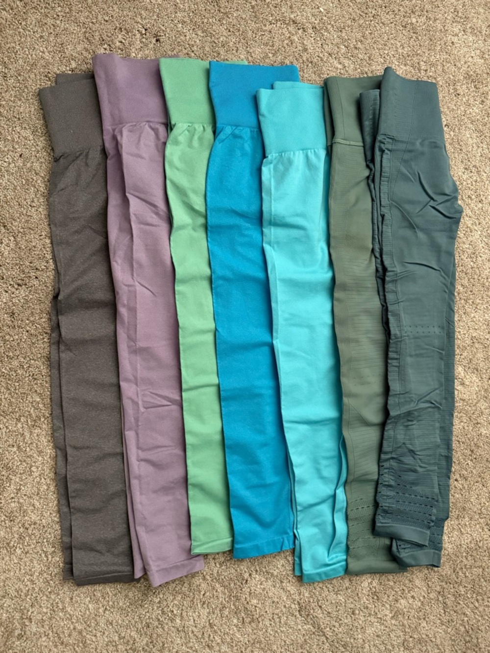 NVGTN and Gymshark Leggings.